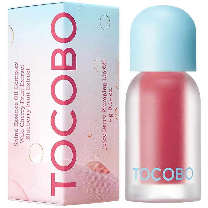 Олія блиск для губ Tocobo Juicy Berry Plumping Lip Oil - 18 Cozy Pink 4 г (TOC069) - фото 2