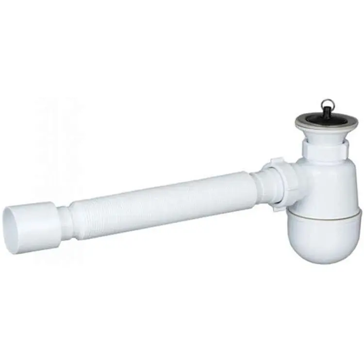 Сифон SOLOPLAST К1310 (Кухня-Еліт) нерж. L=850мм d=88mm