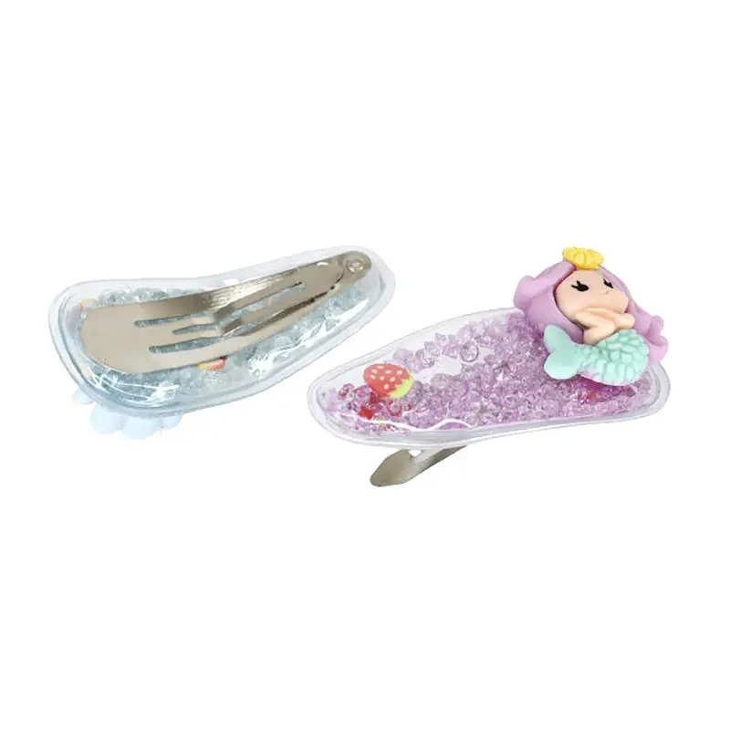 Затиск-хлопавка для волосся "Принцеси" La-beauty 0109-100, 10 штук - фото 2