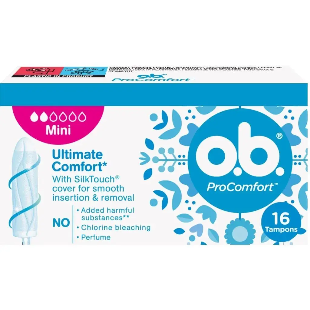 Тампоны o.b. ProComfort Mini 16 шт. (3574660192063/3574661329833) - фото 1