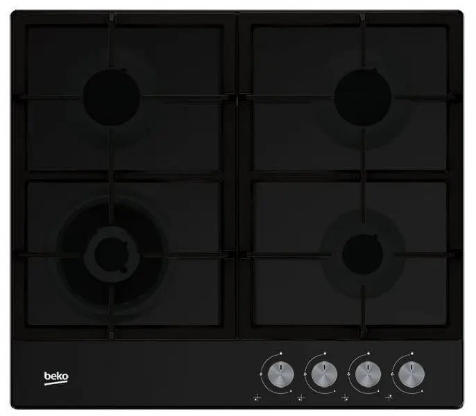 Газова варильна поверхня Beko HIAW 64225 SB Чорний (6482003)