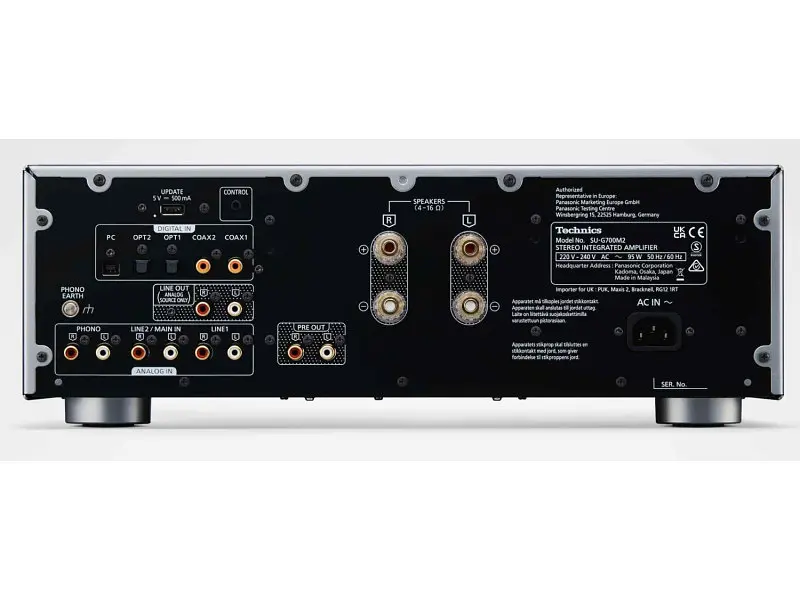 Інтегральний підсилювач Technics SU-G700M2 Black (SU-G700M2EEK) - фото 2