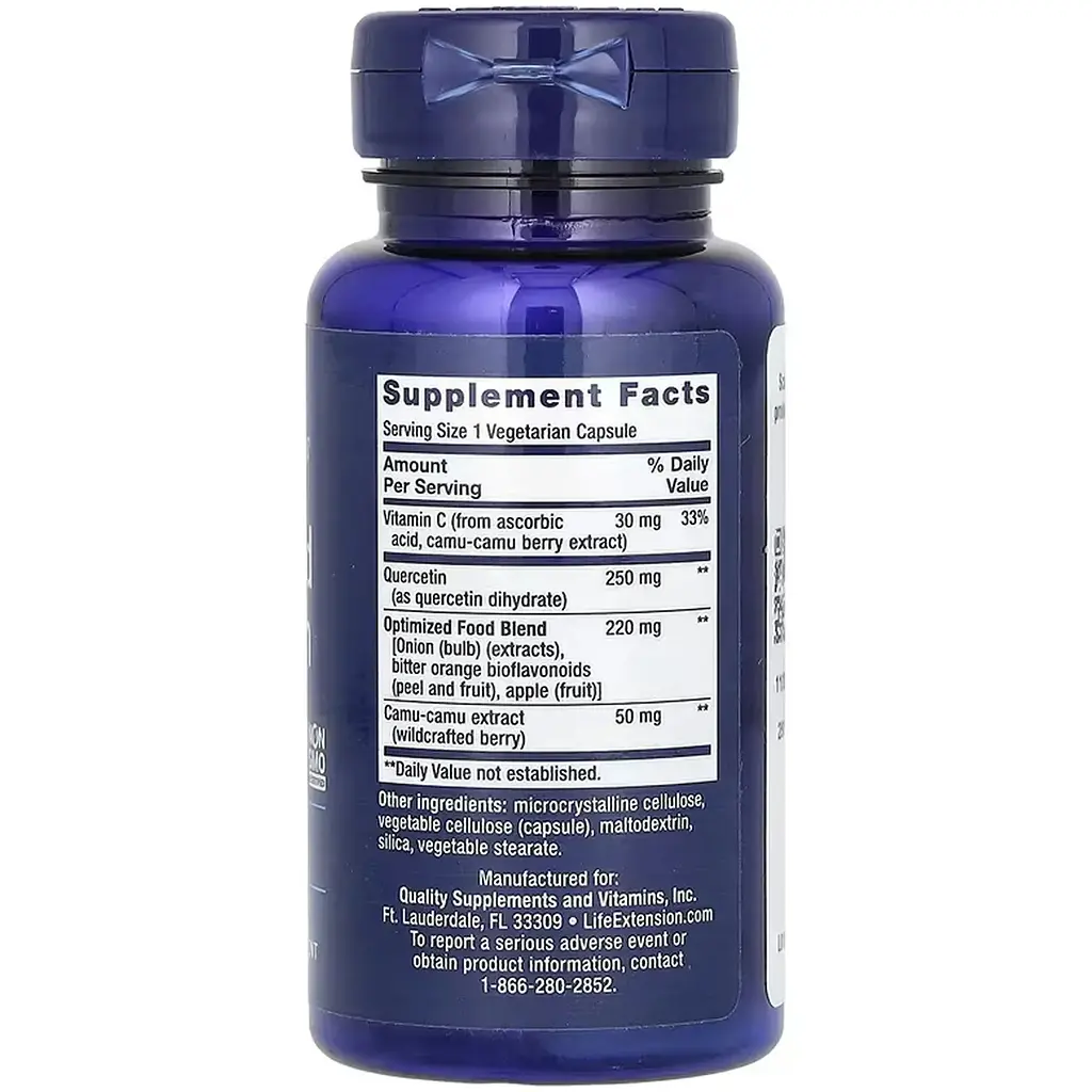 Кверцетин Life Extension Optimized Quercetin 250 мг 60 веганських капсул - фото 2
