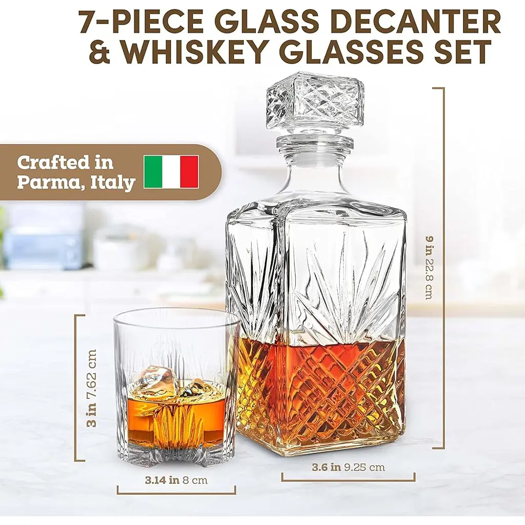 Набор для виски Bormioli Rocco Selecta 7 предметов (226041SN2021990) - фото 6