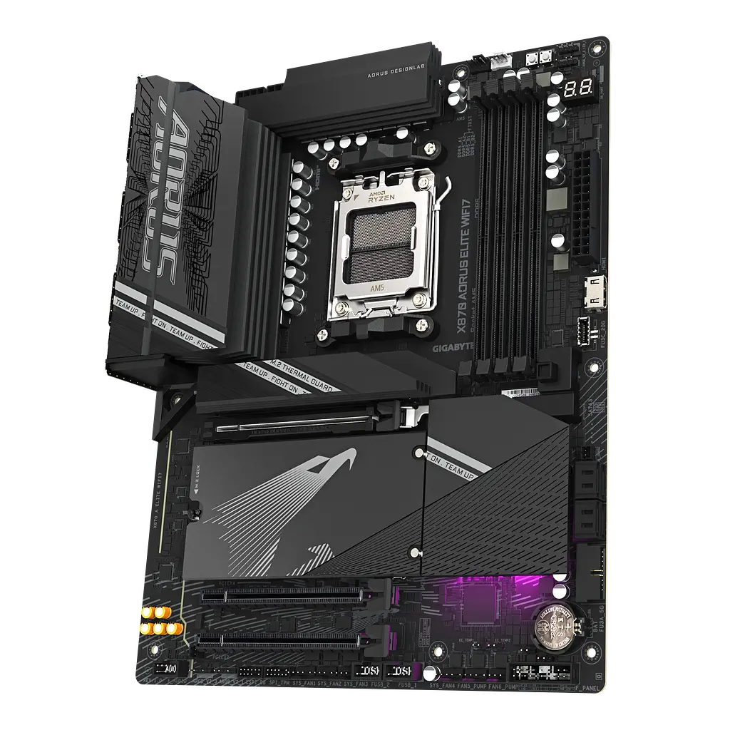 Материнська плата Gigabyte X870 Aorus Elite Wi-Fi 7 Socket AM5 (X870 A ELITE WIFI7) Б/В - фото 2
