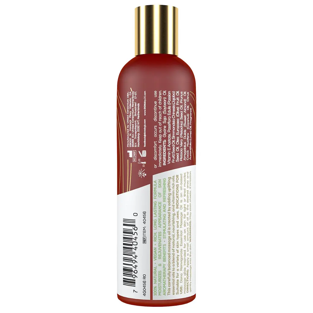 Натуральна олія для масажу Dona Reinvigorate Coconut Lime 120 мл - фото 2