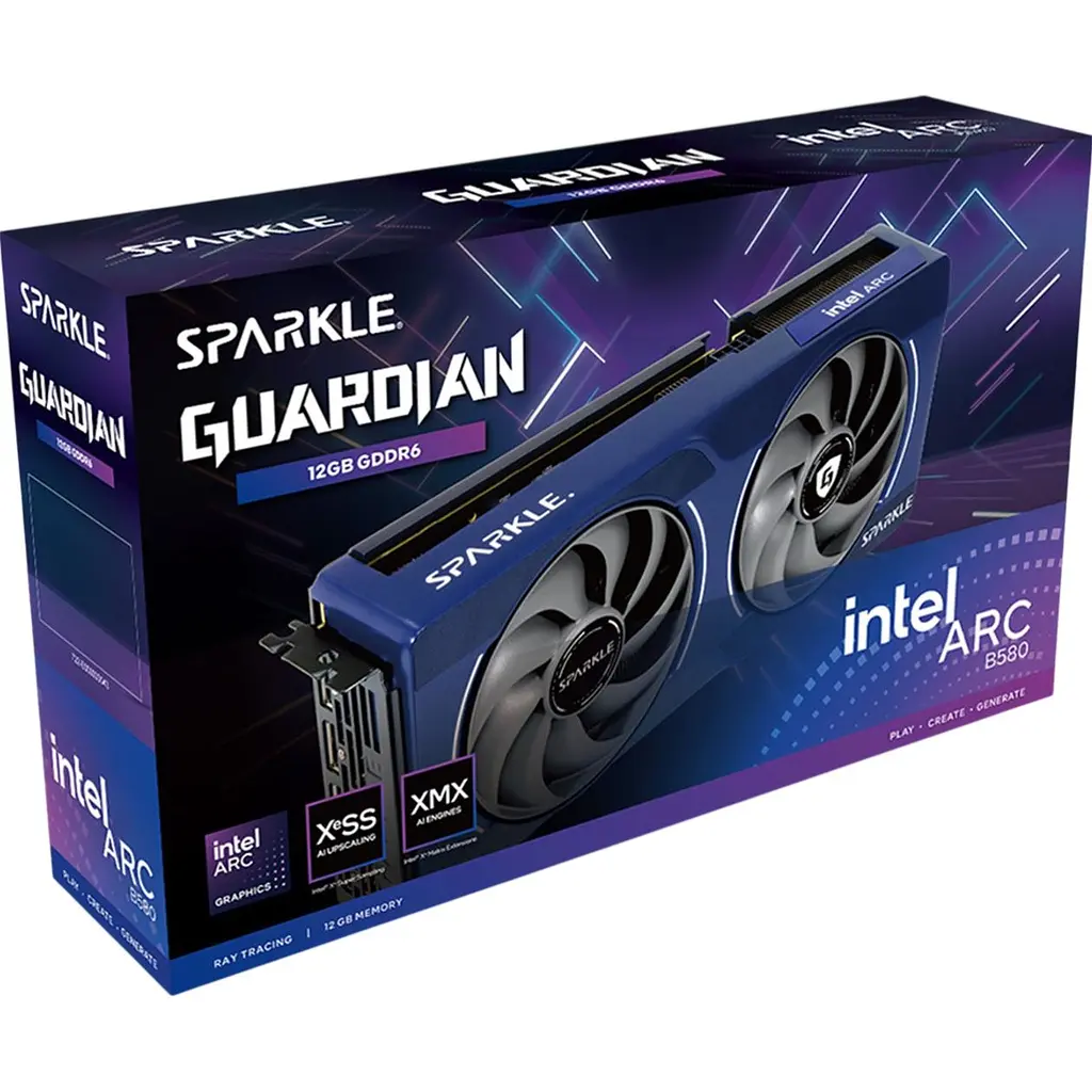 Відеокарта Sparkle Intel Arc B580 Guardian 12GB [SB580G-12G] UA [148996] - фото 8