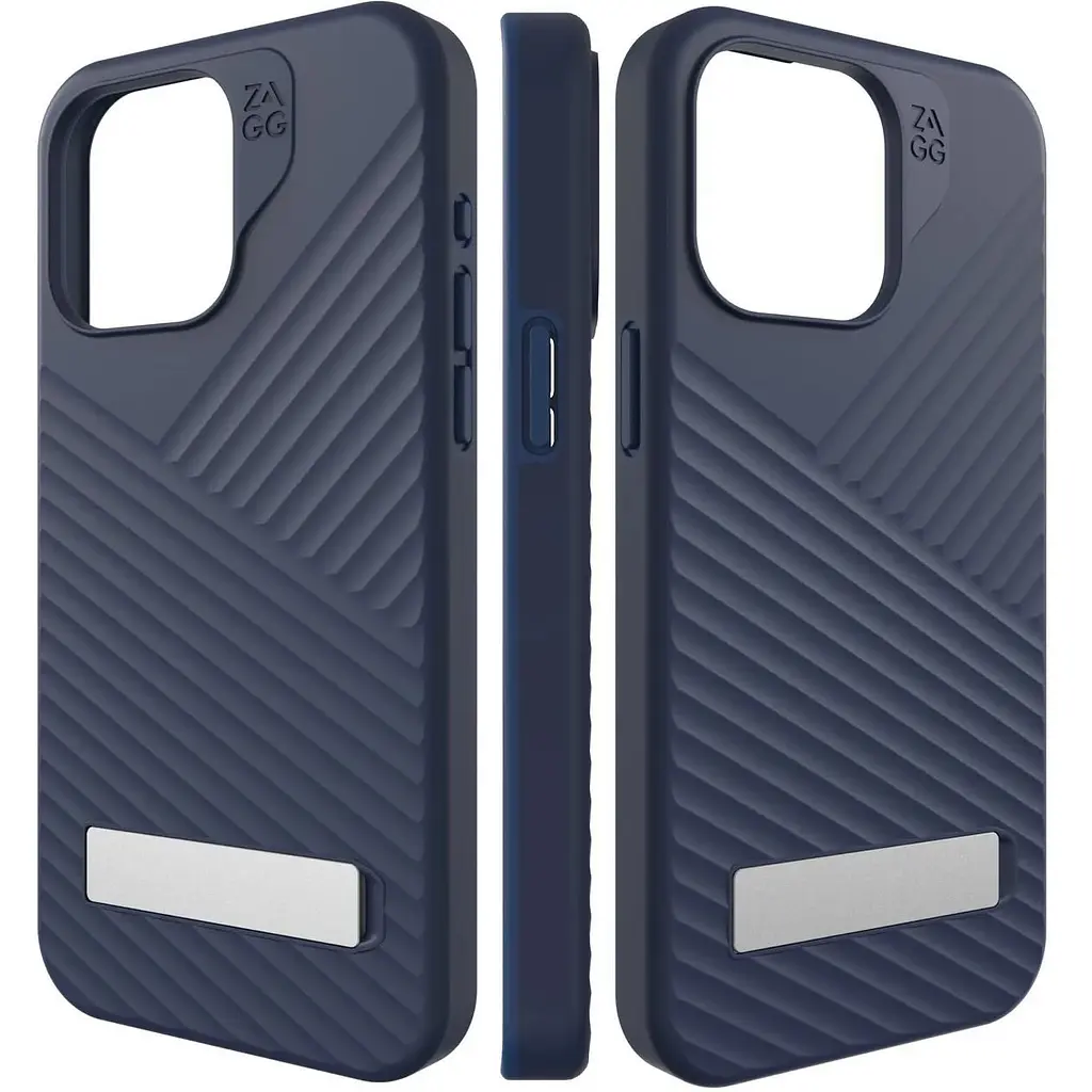 Протиударний чохол із підставкою Gear4 Denali MagSafe для iPhone 15 Pro Zagg (6.1") Navy - фото 8