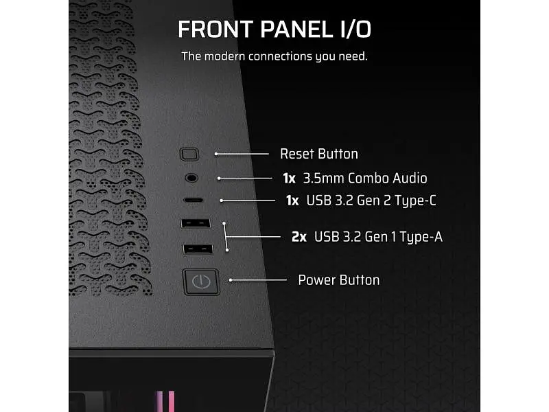 Корпус Corsair 3500X RS-R ARGB Blak (CC-9011322-WW) - фото 6