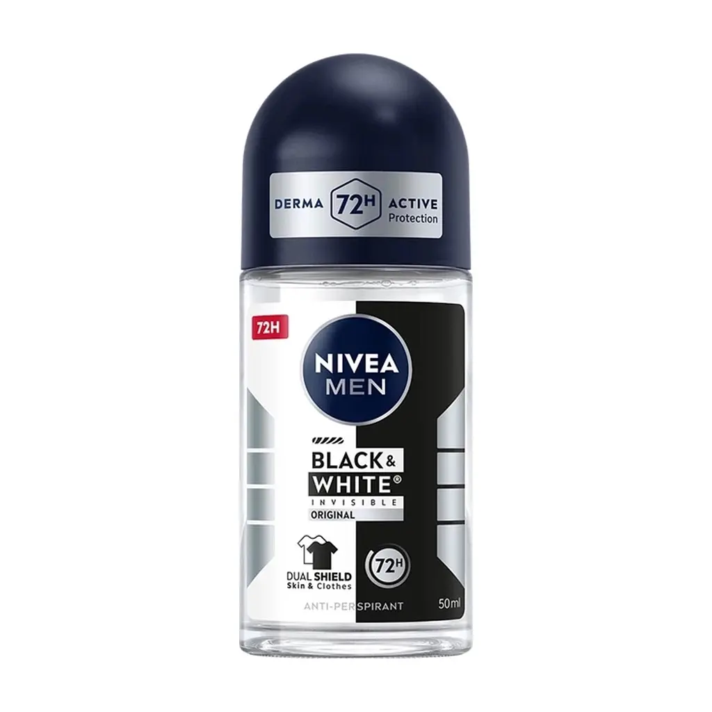 Антиперспірант Nivea MEN Black & White Invisible Original Anti-Transpirant 50 мл (4006000032511)