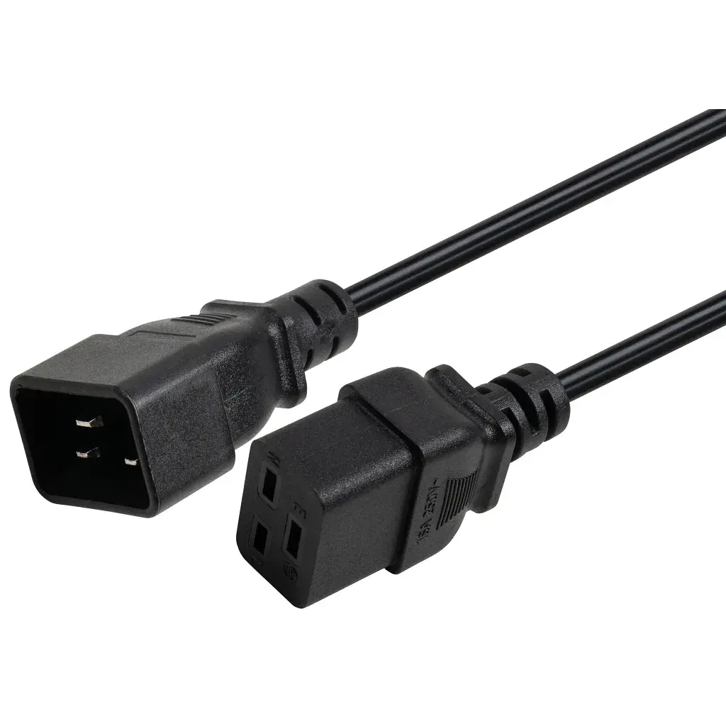 Кабель живлення C19 to C20 1.8m 1.5mm2 copper Vinga (VYPCC19201815CU) - фото 3