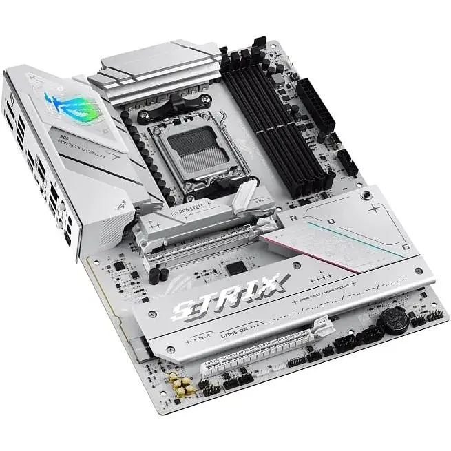 Материнская плата Asus Rog Strix B850-A Gaming WIFI sAM5 B850 4xDDR5 M.2 HDMI DP WiFi BT ATX белый - фото 7