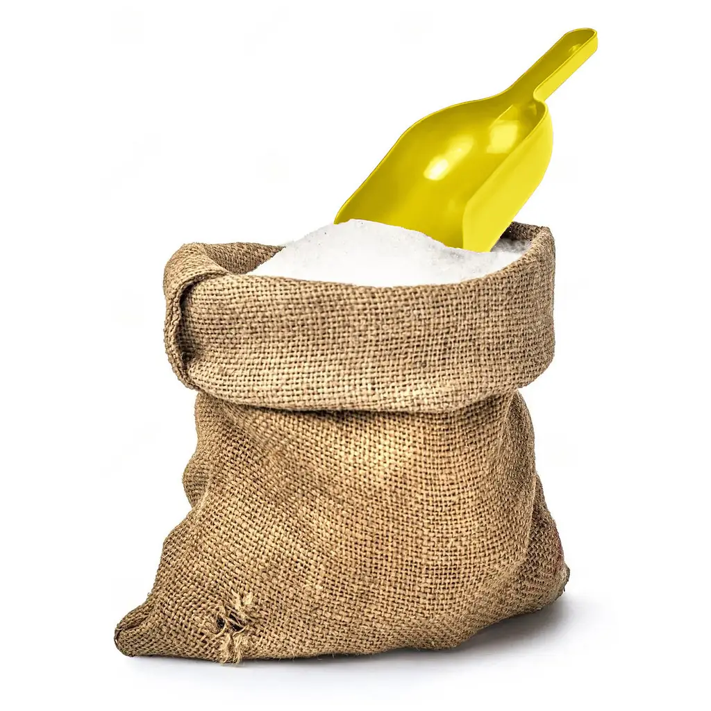 Совок великий пластиковий для цукру, спецій та сипучих продуктів 31х11.5х5.3 см, Мед Жовтий 84928 - фото 3