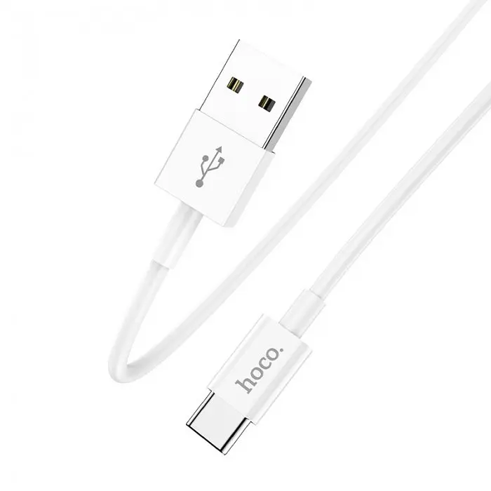 Кабель для заряджання USB на Type-C HOCO X64 3A Lightweight Білий - фото 5