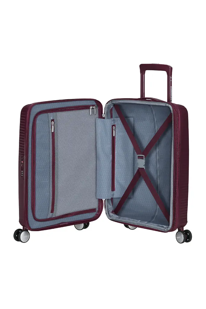Валіза 55 см American Tourister SOUNDBOX WILD CHERRY 55x40x20(23) 32G*50001 - фото 2