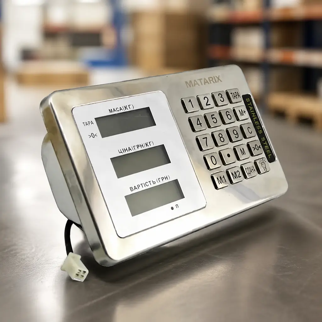 Ваги товарні MATARIX MX-423 350кг 40x50F / Ваги підсилені з акумулятором - фото 4