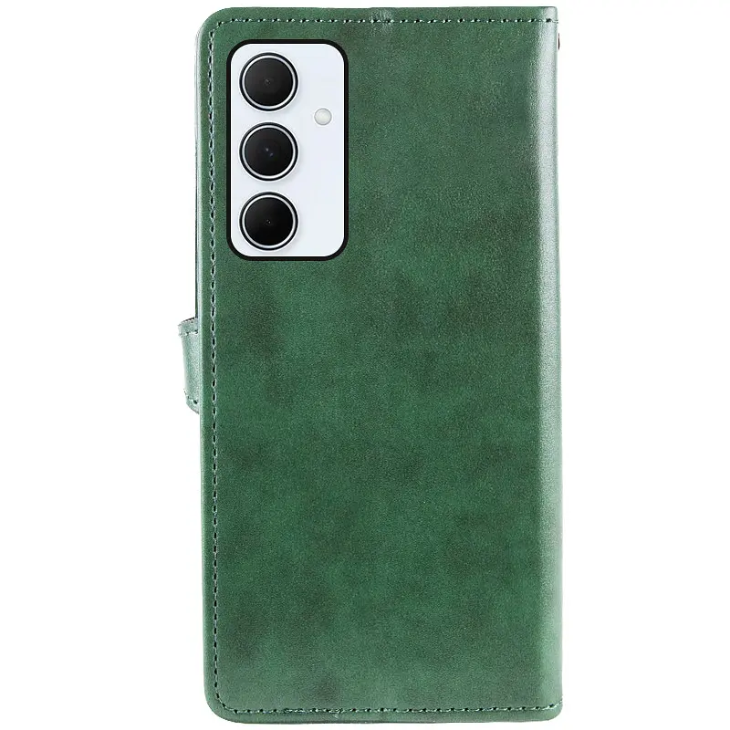 Шкіряний чохол-книжка Getman Gallant (PU) для Samsung Galaxy A27 Зелений - фото 3