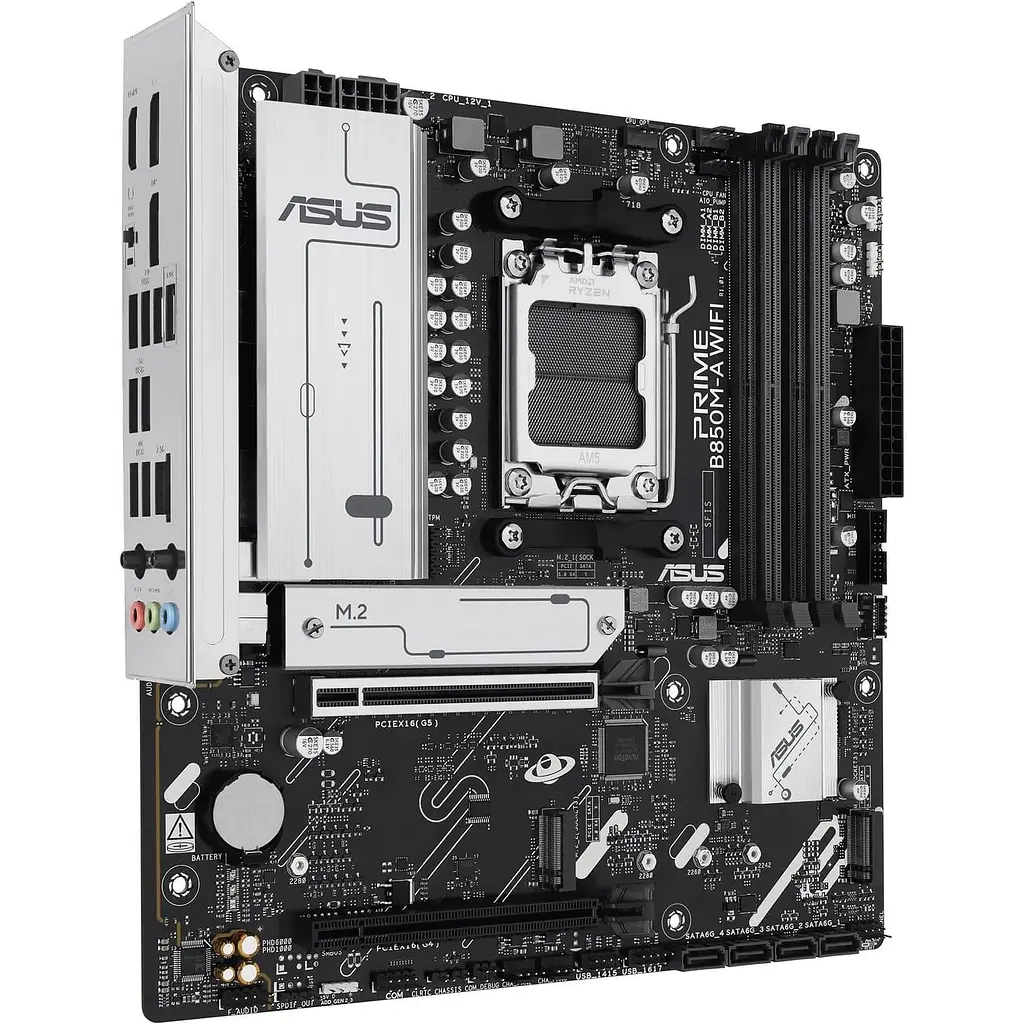 Материнська плата ASUS PRIME B850M-A WIFI (PRIME B850M-A WIFI) (Socket AM5, AMD B850, Micro-ATX) - фото 3
