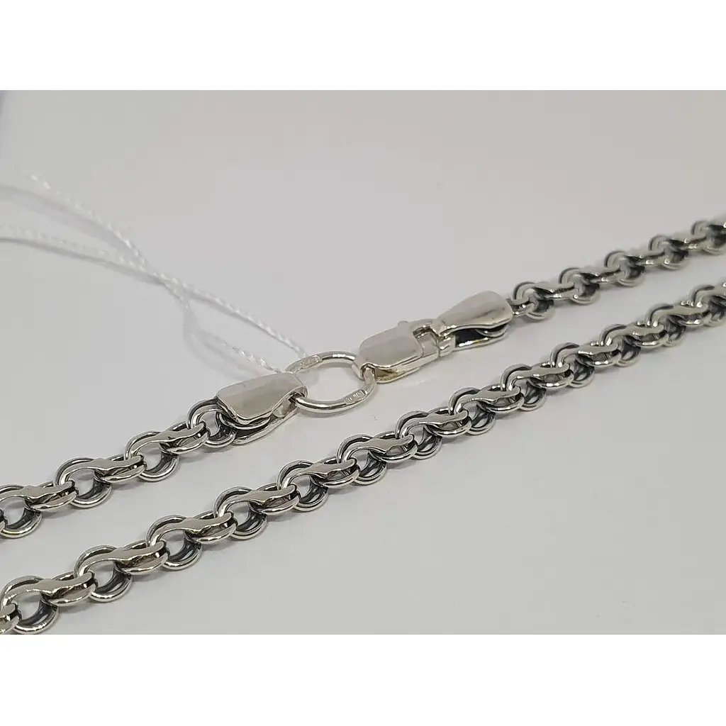 Срібний ланцюжок Шишкова (Бісмарк). Л6-10-60Ч - фото 2