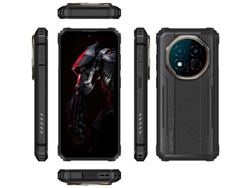 Смартфон Oukitel G6 4/128GB Black - фото 3