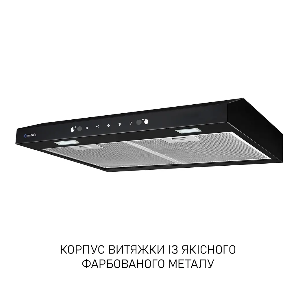 Витяжка плоска Minola HPLS 612 BL - фото 4