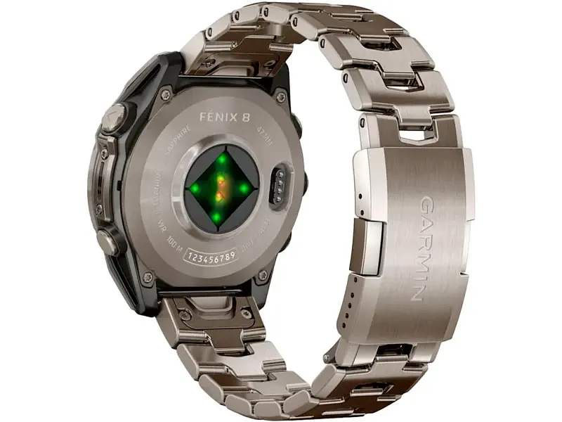Спортивний годинник Garmin Fenix 8 47mm AMOLED Sapphire Titanium with Vented Titanium Bracelet (010-02904-40) - фото 8