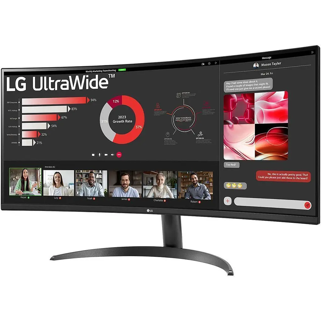 Монітор LG 34` 34WR50QK-B [159253] - фото 2