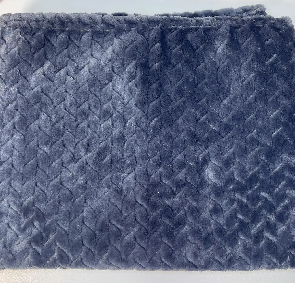 Плед для тварин Soft Warm Fluffy Pet Blanket 60х80 см Темно-синій - фото 2