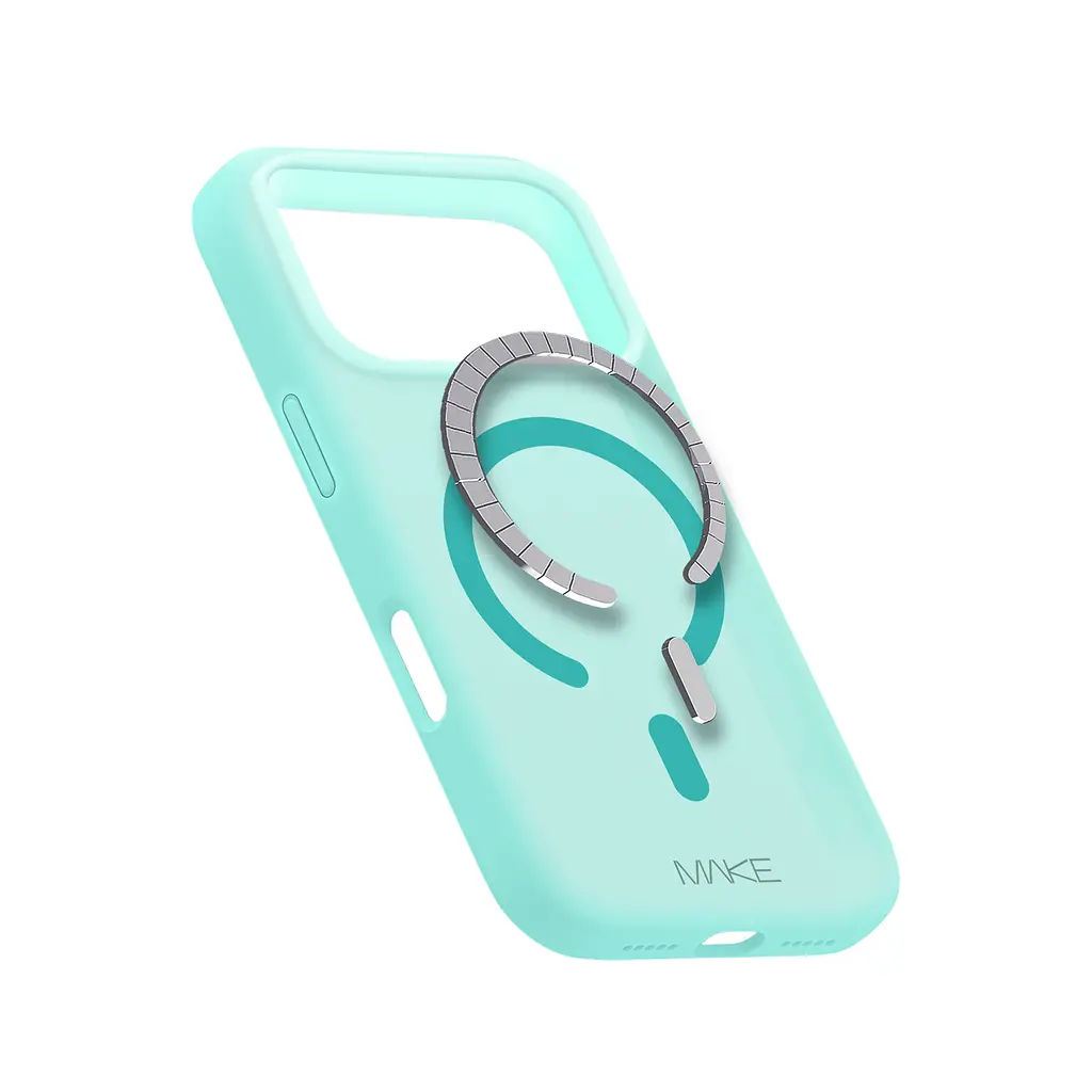Чохол MAKE Apple iPhone 17 Pro Max Silicone Aura Magnet Cyan - фото 5