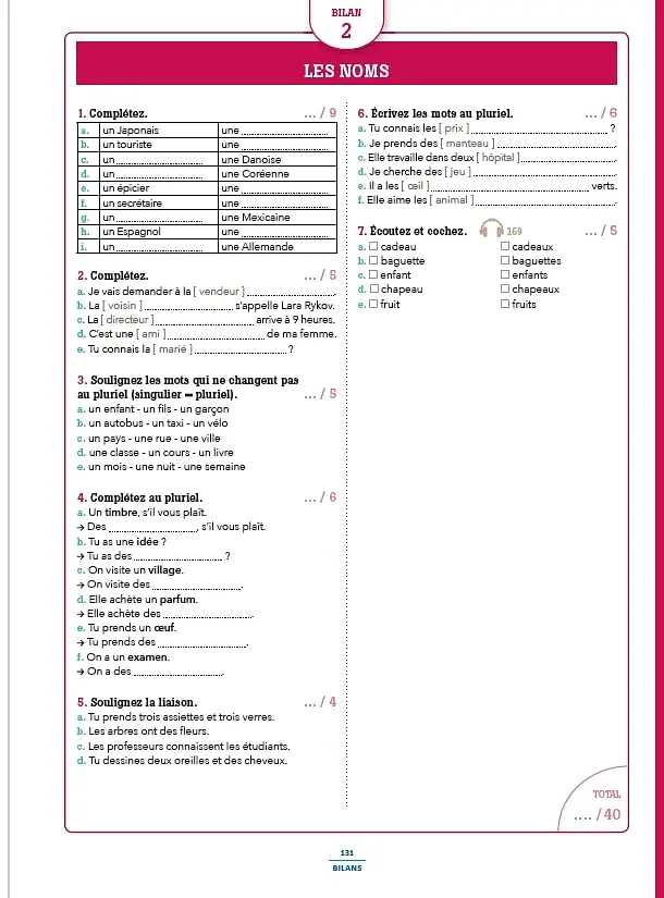 100% FLE A1 Grammaire essentielle du francais Livre + didierfle.app - фото 8