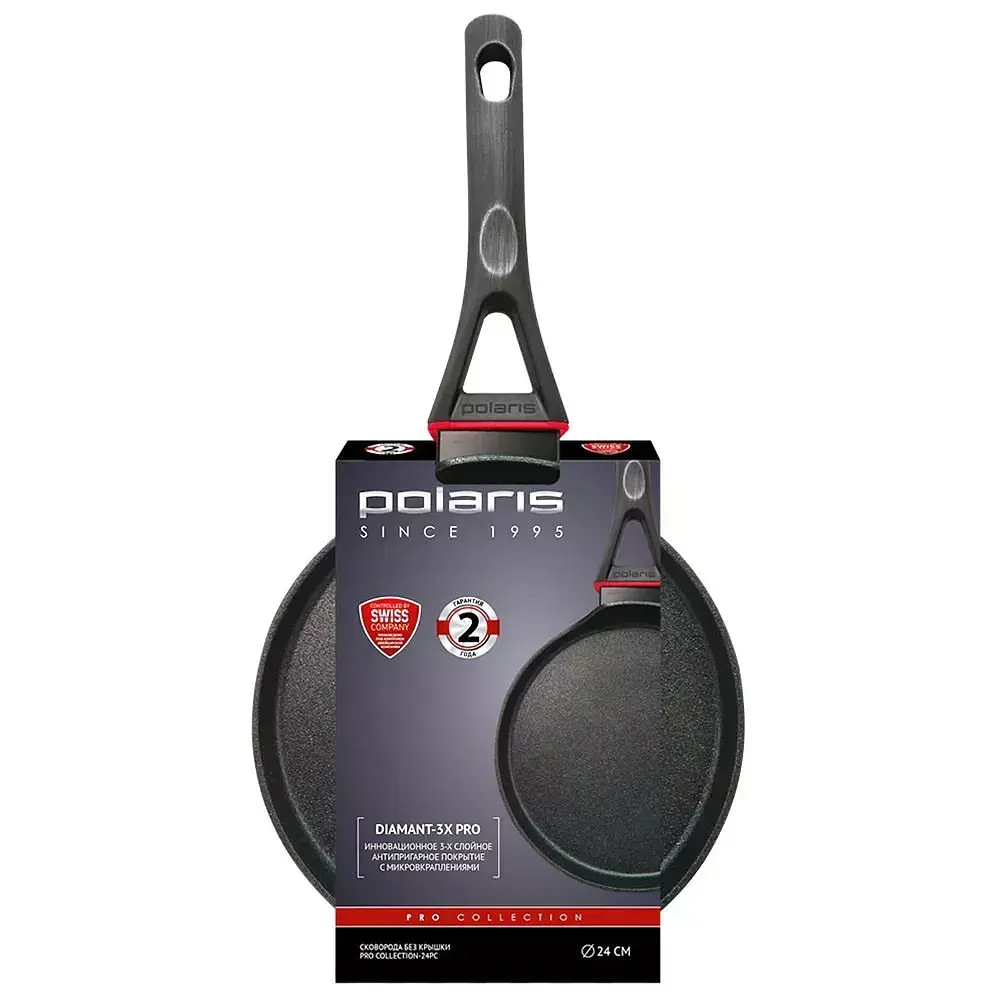 Сковорода для млинців POLARIS PRO collection-24PC ков. ал., 24 см (17174) - фото 5