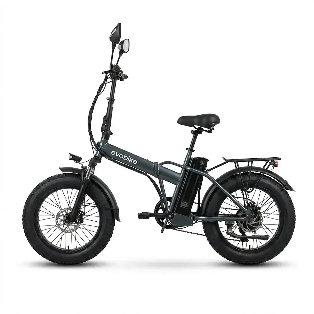Електровелосипед EvoBike Storm V8S (1000W, 48V, 18Ah) Фетбайк Чорний - фото 2