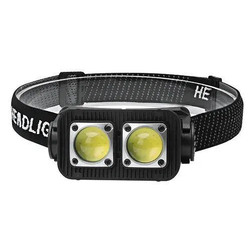 Налобный фонарик X-Balog K372 аккумуляторный L-31-2COB USB-Type-C white+red - фото 2