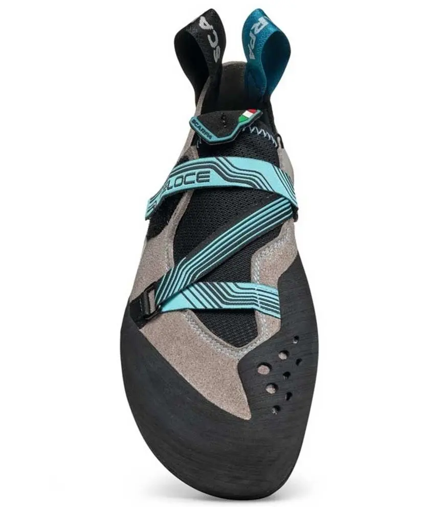 Скальники Scarpa Veloce W 37.5 Gray/Storm Gray/Lake Blue (1004-70065-002-2-37.5) - фото 3