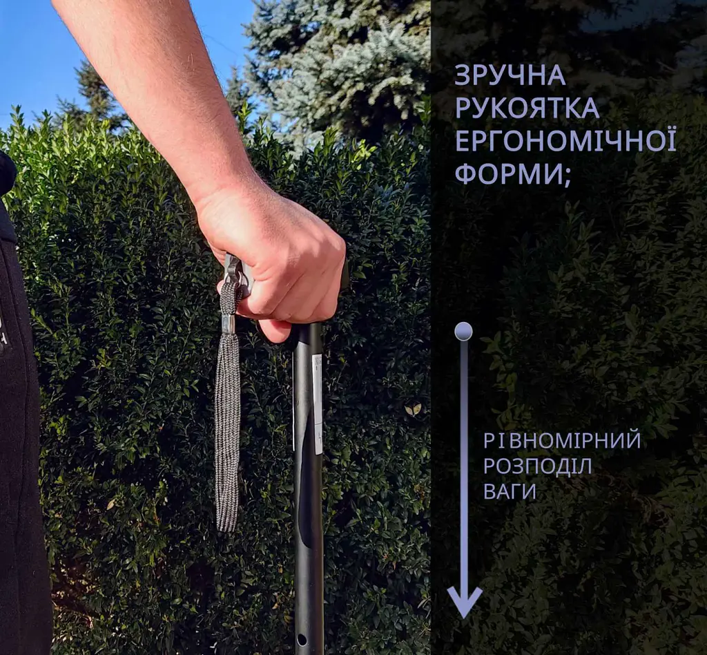 Тростина алюмінієва телескопічна Doctor Life 11874/SZ-BL чорний (11874/SZ-BL -2000) 16_2000 - фото 8