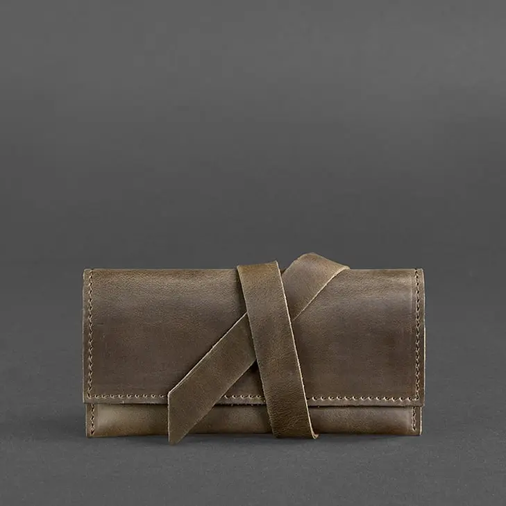 Кожаный кисет для табака 1.0 темно-коричневый - фото 6