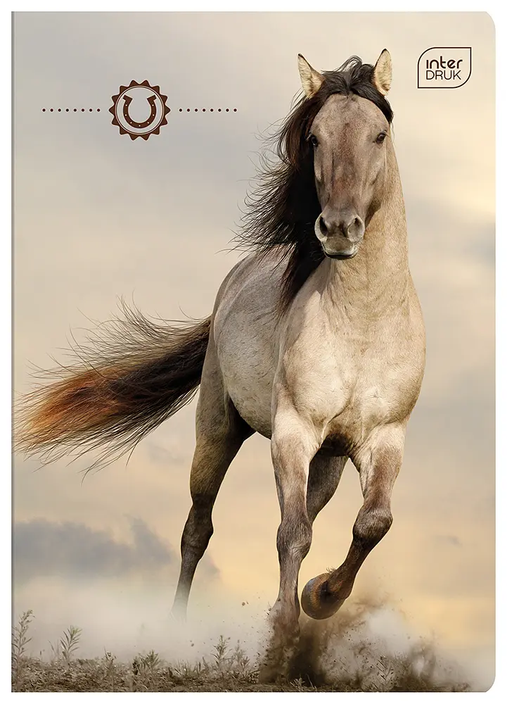 Зошит Interdruk Horses клітинка A5 12 аркушів 8 шт. (298546-8) - фото 2