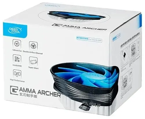 Кулер для процесора GAMMA ARCHER, алюминий, 1x120 мм, для Intel 1200/115x/775 Deepcool teh0027917 - фото 6