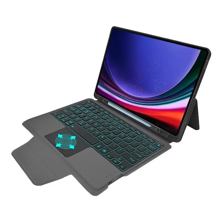 Чохол клавіатура Samsung Galaxy Tab S9 Fe / S9 SM-X510 SM-X516 SM-X518 BlueTooth Keyboard with TP - фото 2
