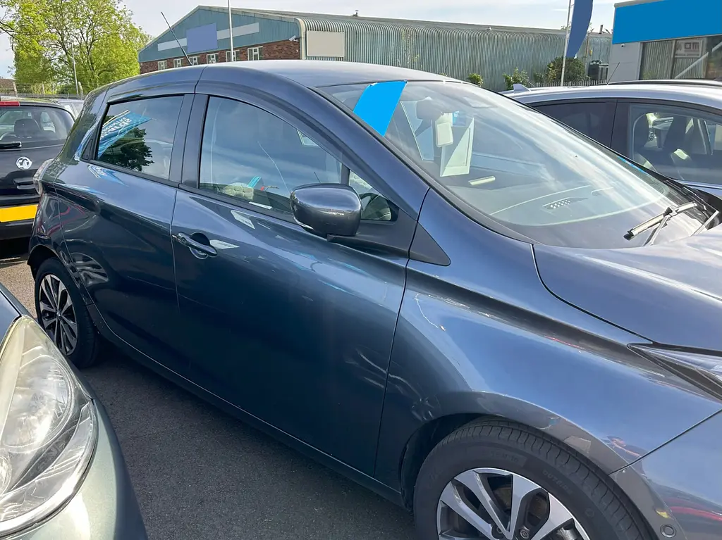 Дефлектори вікон ветровики для Renault ZOE 2012-2018 4 шт (Auto Clover) - фото 4