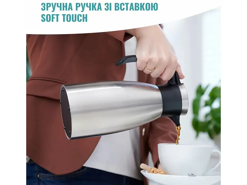 Термос-глечик Tefal Soft Grip 1.5 л (K3043214) - фото 10