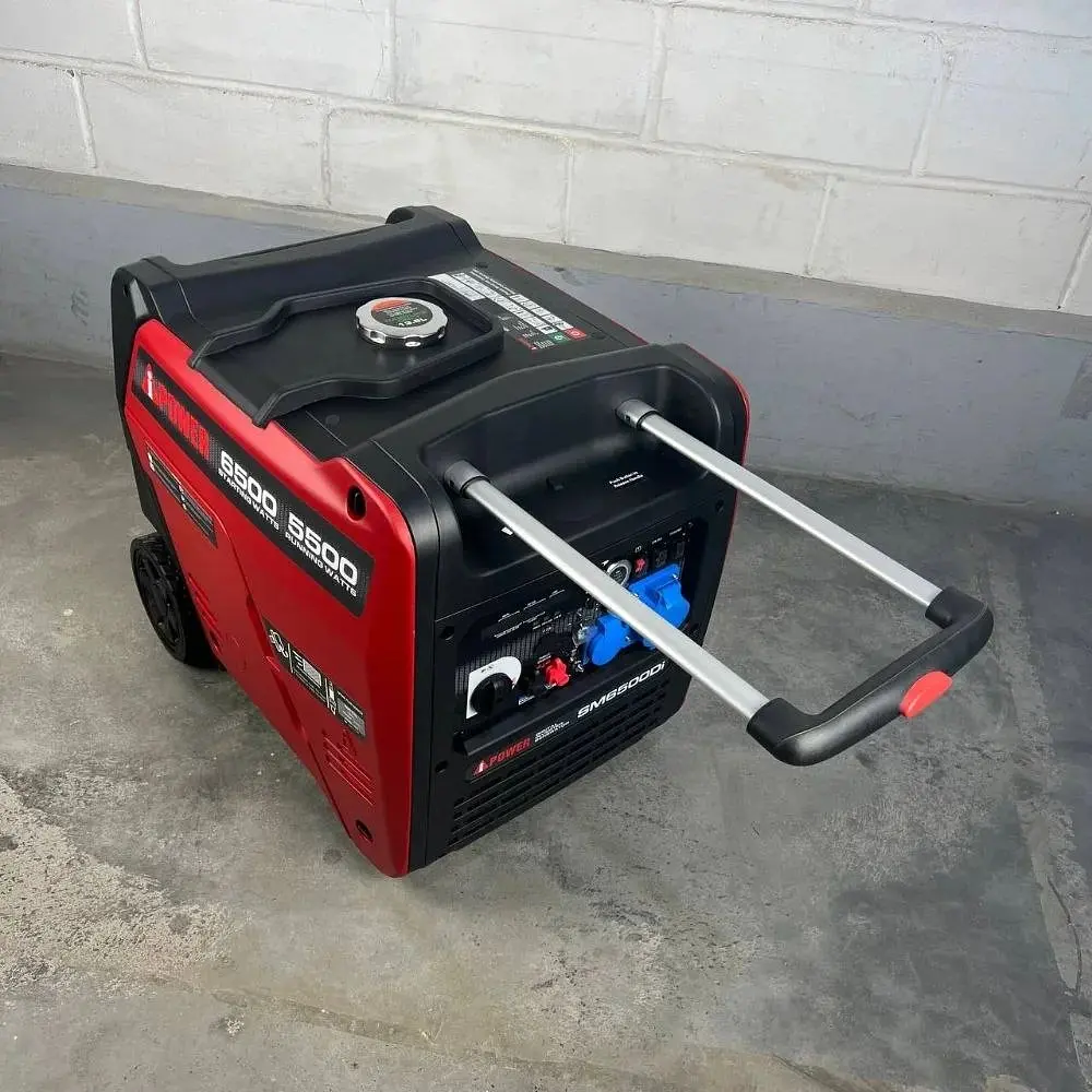 Генератор інверторний iPOWER SM6500Di (5.5-6.5 кВт) бензиновий з Електростартером, Пультом ДК, Колесами АйПауер - фото 9