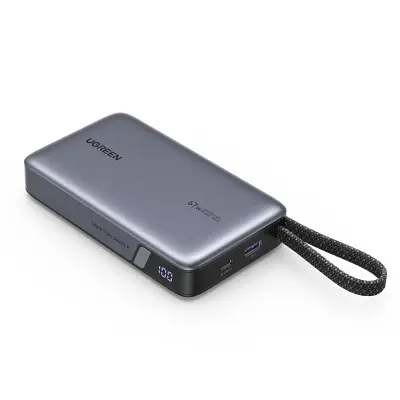 Батарея універсальна Ugreen 20000 mAh 67W Cable Space gray (U_55996B) - фото 8