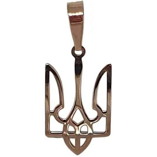 Золота підвіска Favoritum Тризуб. 310167_Б - фото 1