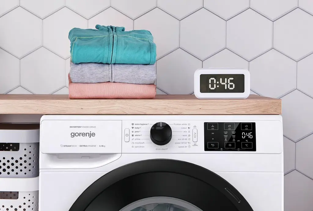 Пральна машина Gorenje фронтальна 8 кг 1400 A+++ 55 см дисплей пара інвертор білий - фото 3