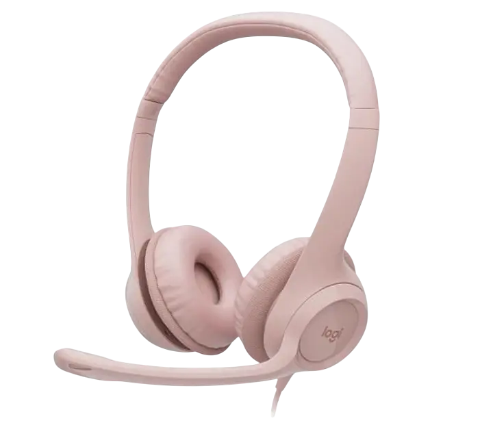 Гарнітура Logitech H390 Rose (981-001281)