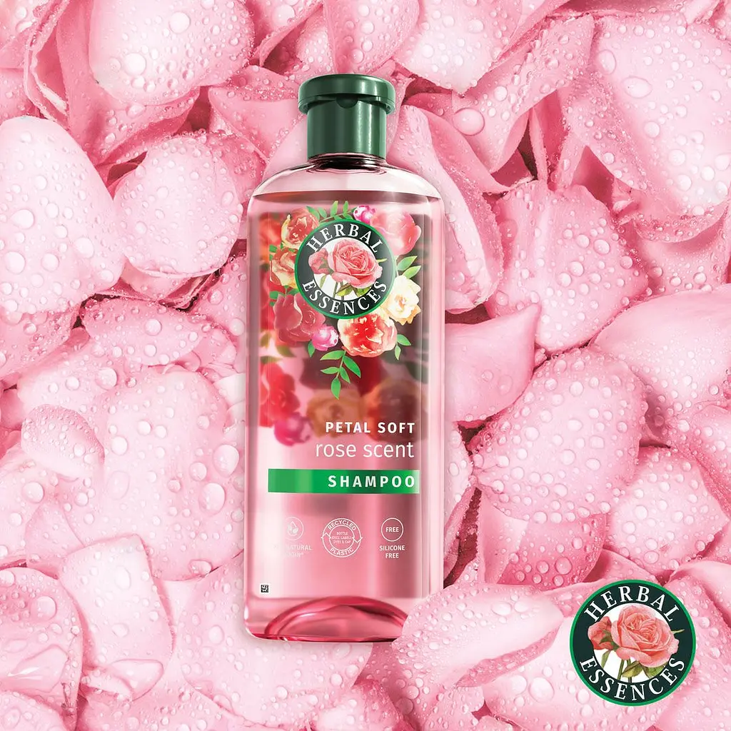 Подарочный набор Herbal Essences Аромат розы: Шампунь 350 мл + Бальзам-ополаскиватель 250 мл + Маска для волос 300 мл  - фото 7