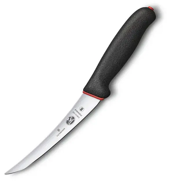 Кухонний ніж Victorinox Fibrox Boning Superflex 15 см Dual Grip Black (5.6663.15D)