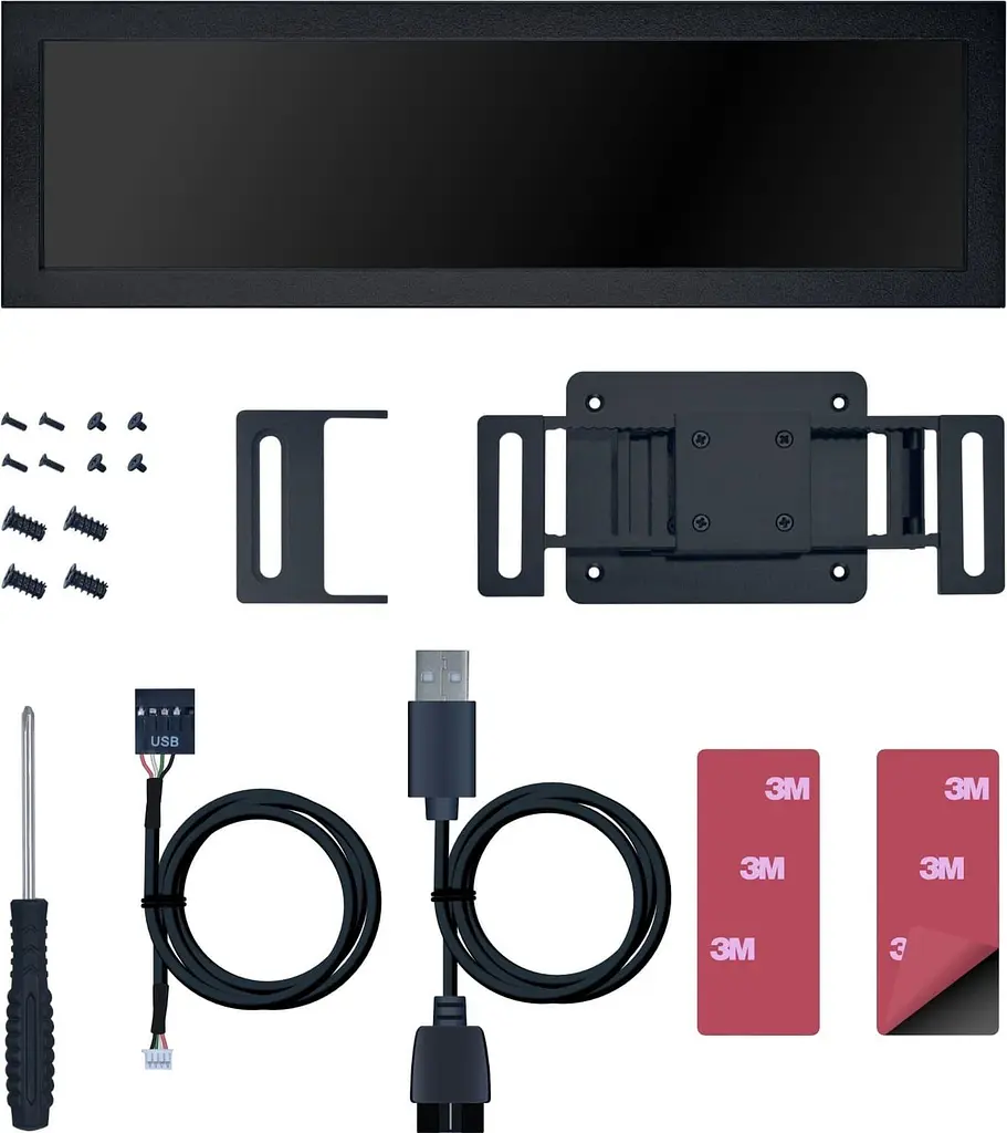 Екран LIAN LI 8.8quot; Universal Screen Mount, Black - фото 5