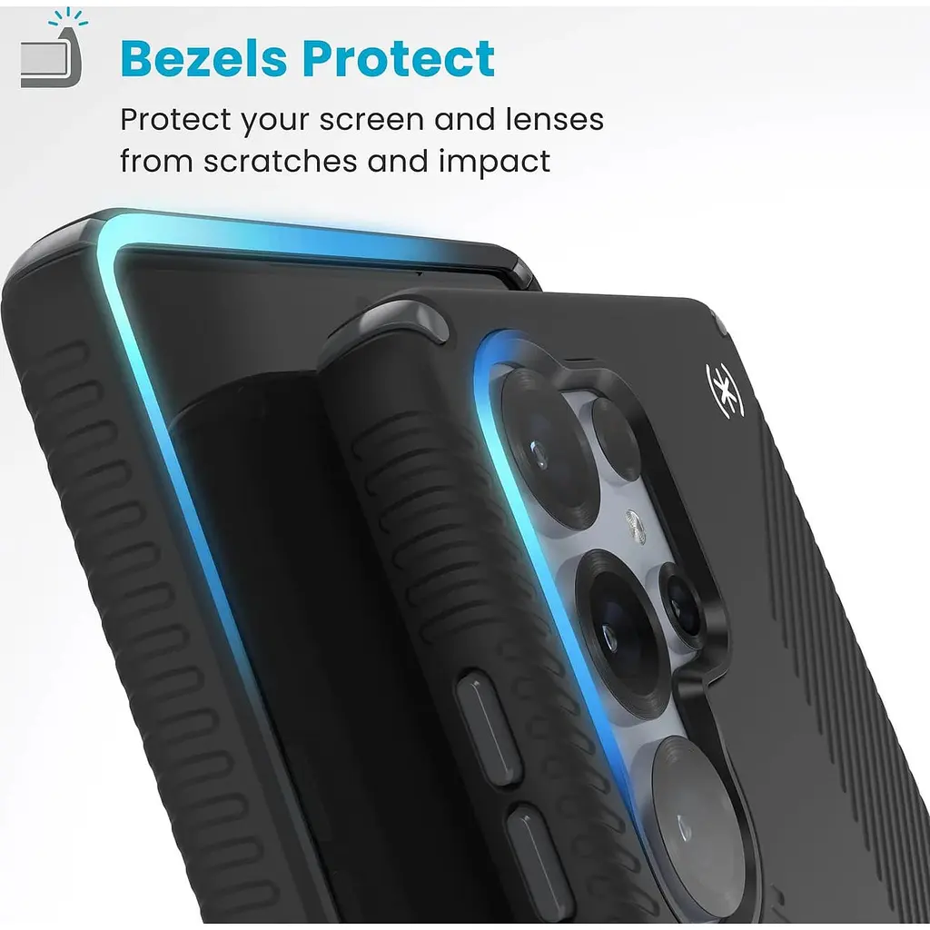 Противоударный чехол Speck Presidio2 Grip для Samsung Galaxy S25 Ultra (S938) Black Slate Grey (150898-3205) - фото 9